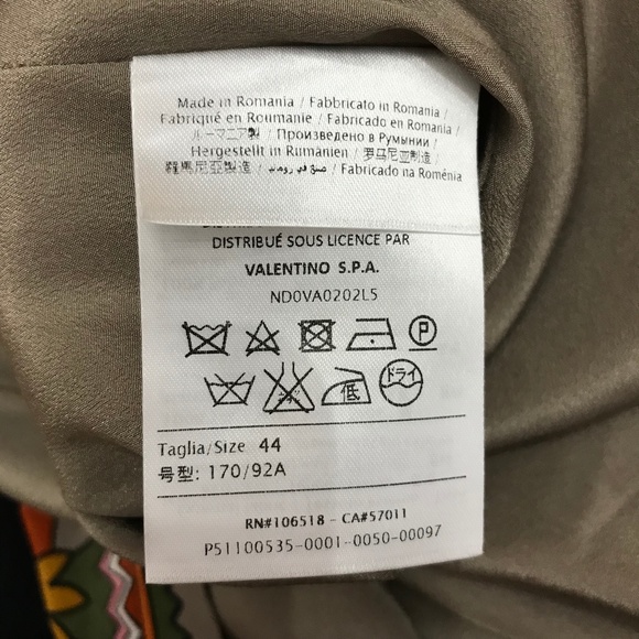 M by Missoni Floral Silk Shift Sleeveless Dress Size 8 - Picture 12 of 14